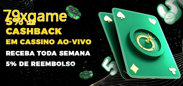 Promoções do cassino ao Vivo 79xgame